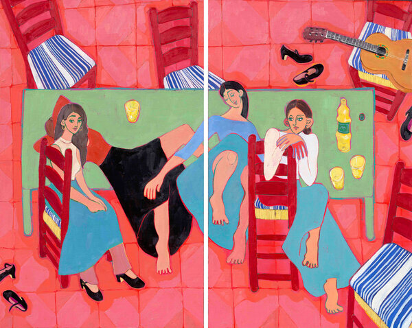 Artwork shown to scale