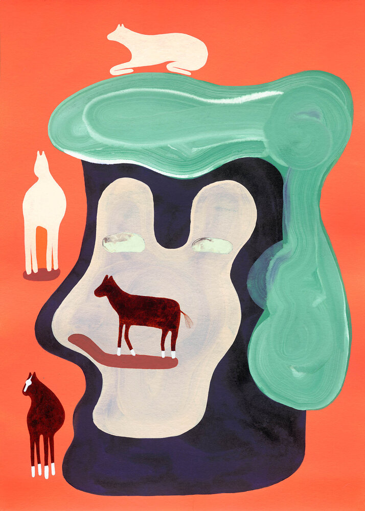 Artwork shown to scale