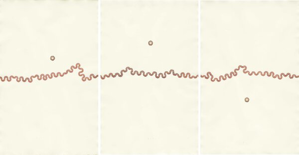 Artwork shown to scale